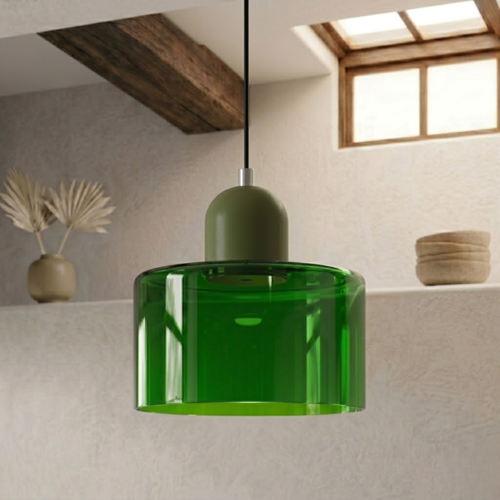 Ringhanglamp met uitgebreid halo-ontwerp