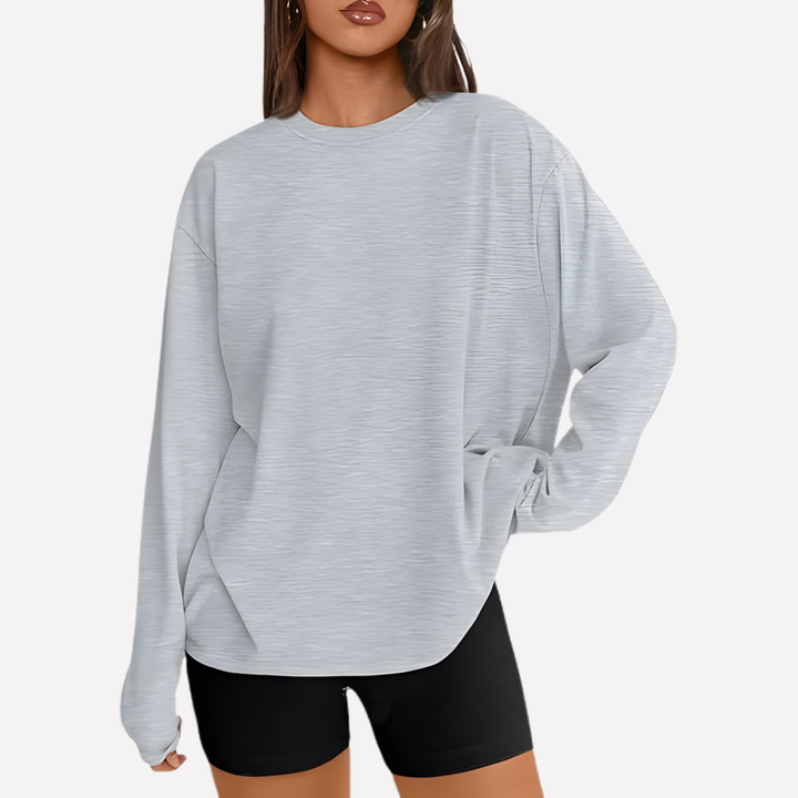 Vrouwen Oversized Lange Mouwen Shirt