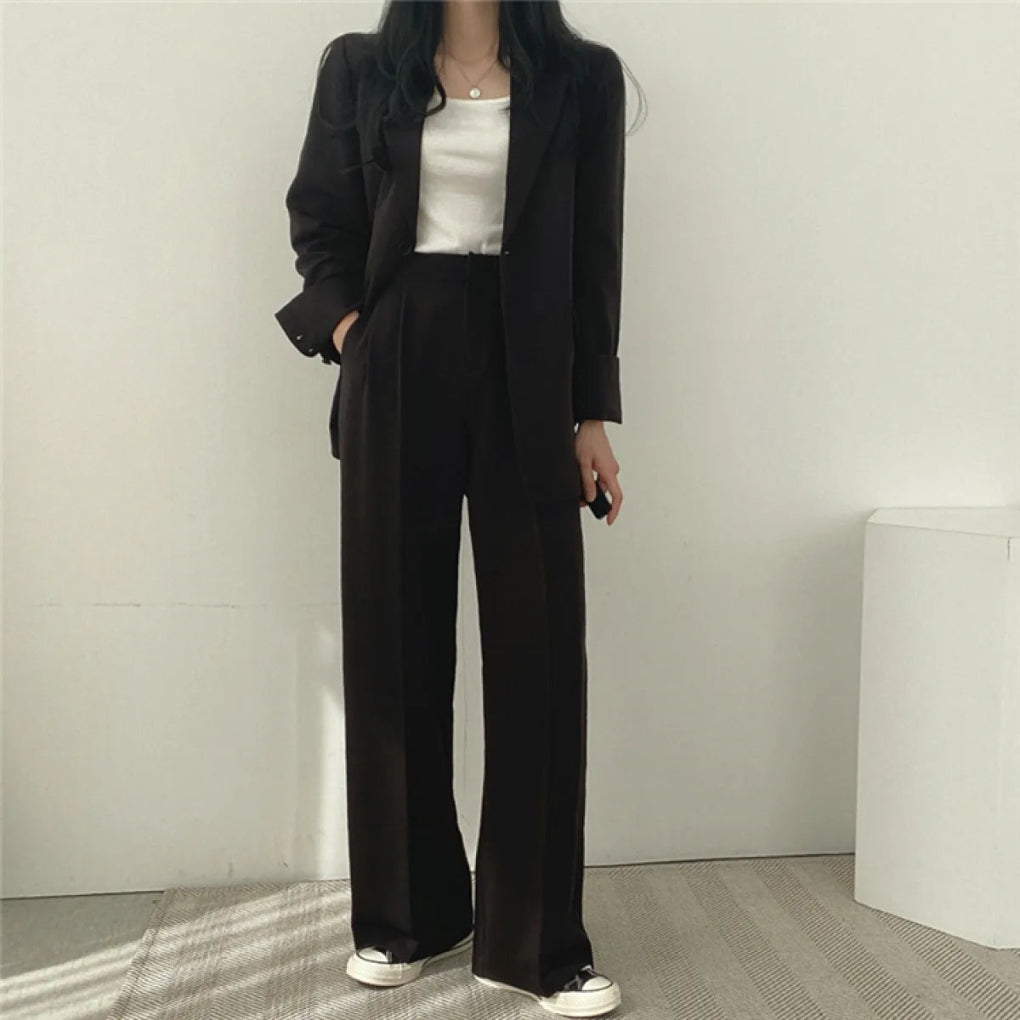 Tweedelige Blazer Set Dames