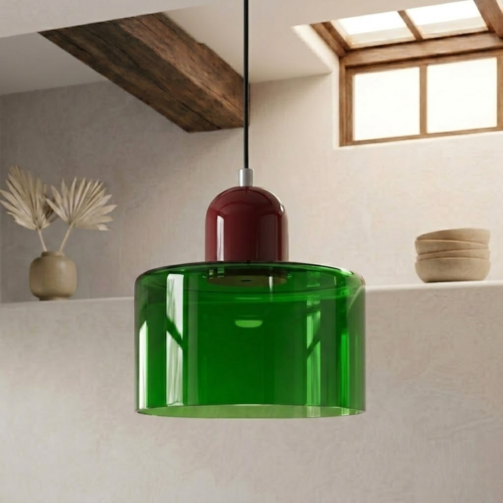 Ringhanglamp met uitgebreid halo-ontwerp