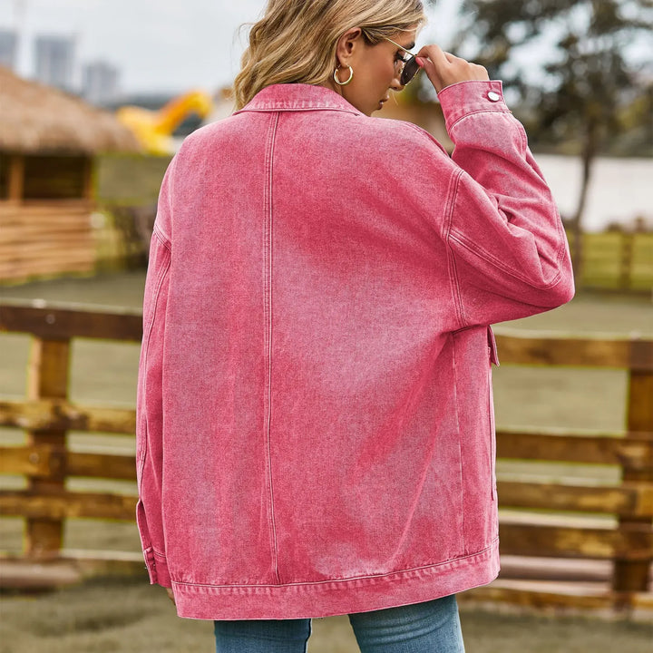 DenimCharm – Klassiek Vintage Denim Jack voor Dames