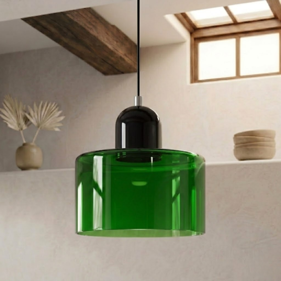 Ringhanglamp met uitgebreid halo-ontwerp