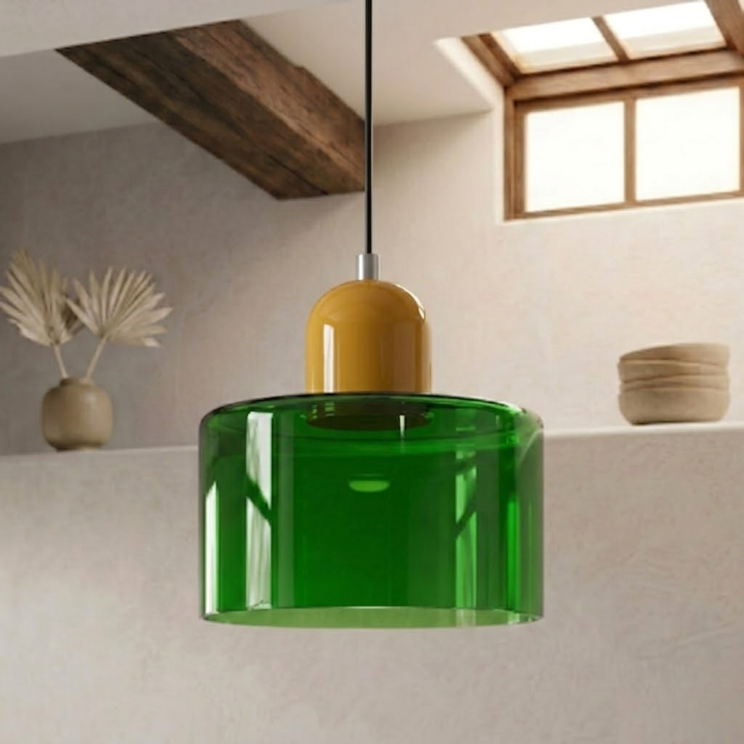 Ringhanglamp met uitgebreid halo-ontwerp