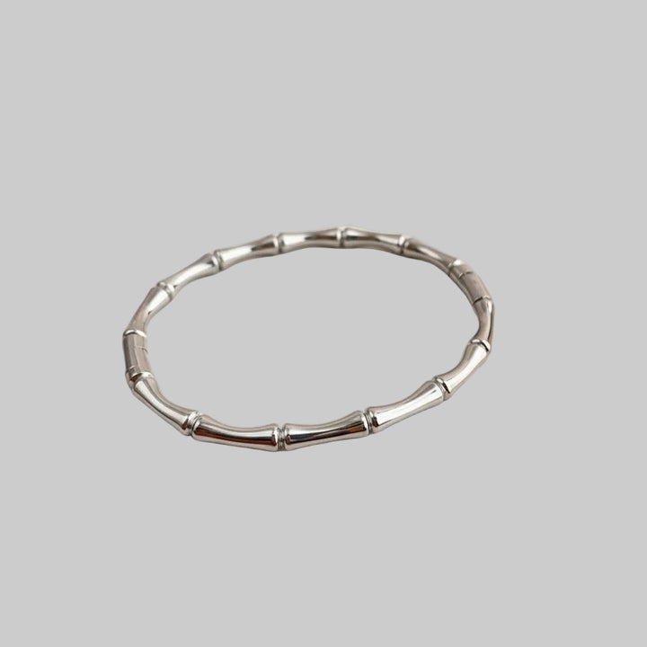 Titanium Steel Closed Bamboo-knot Bracelet For Women