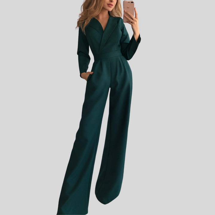 Jumpsuit met brede bandjes