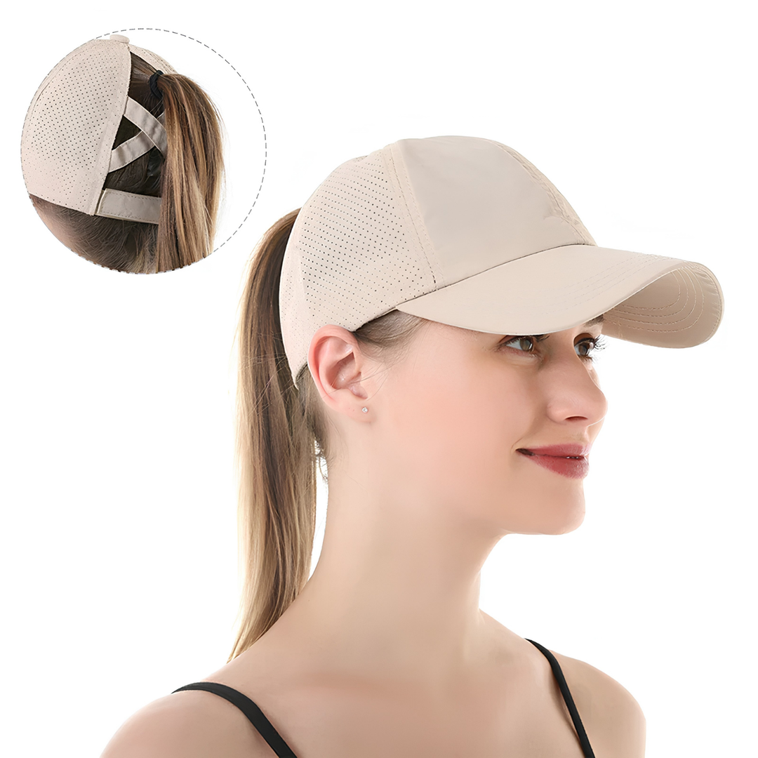 Ademende unisex mesh sport baseballpet met verstelbare pasvorm