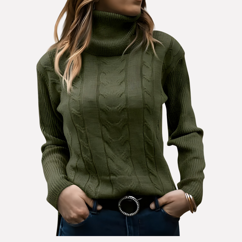 Vrouwen Turtleneck Pullover – Relaxed Everyday Style