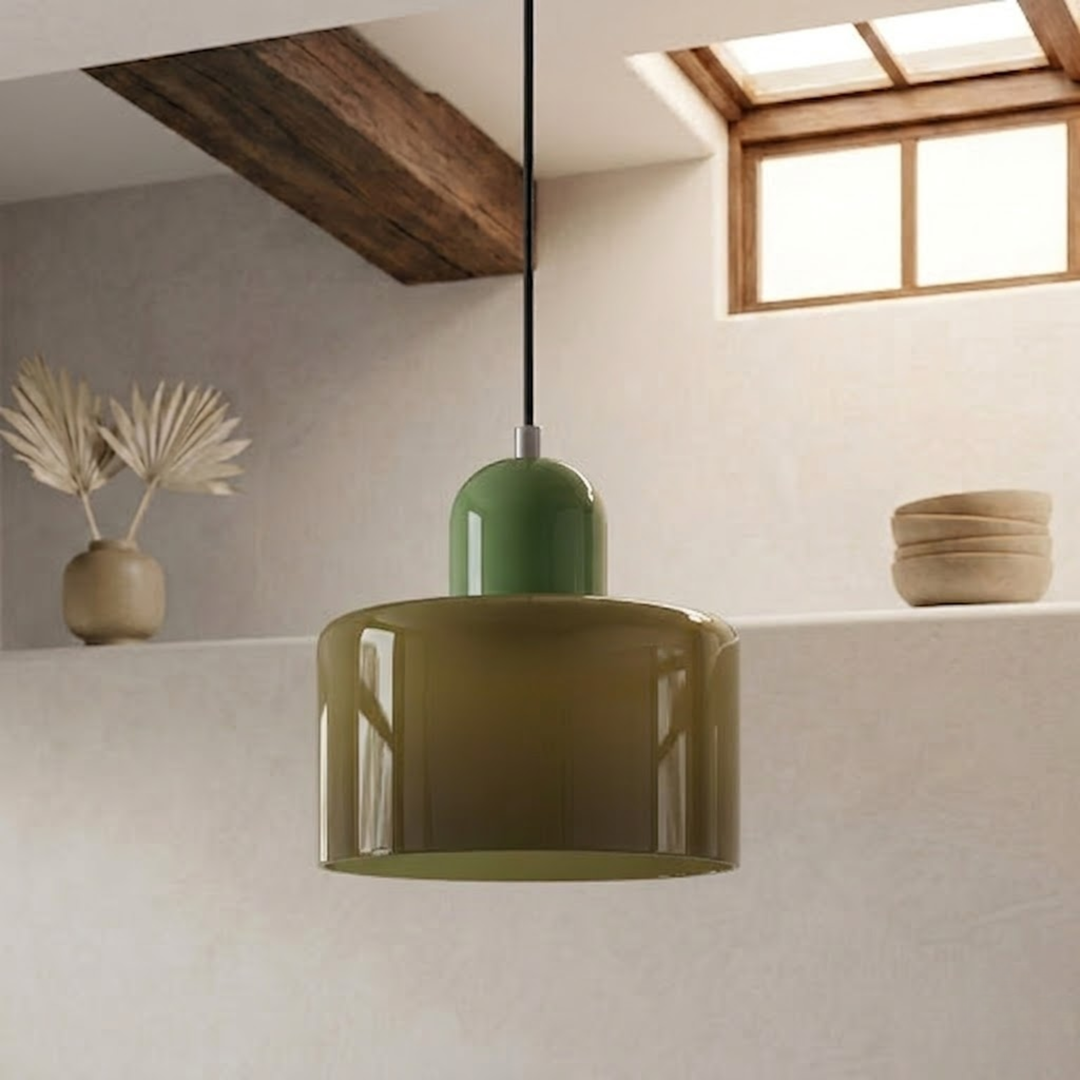 Ringhanglamp met uitgebreid halo-ontwerp