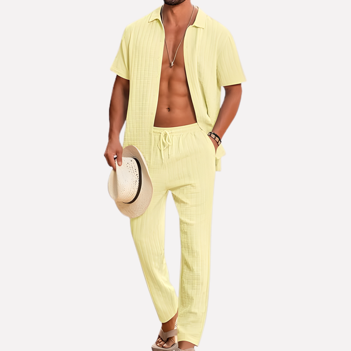 Mannen 2-delige Strandoutfit