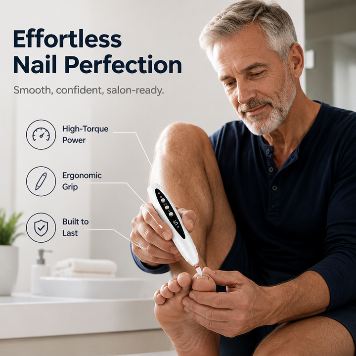 2-in-1 nagelfrees en uv-gellamp voor dikke nagels, salonresultaat