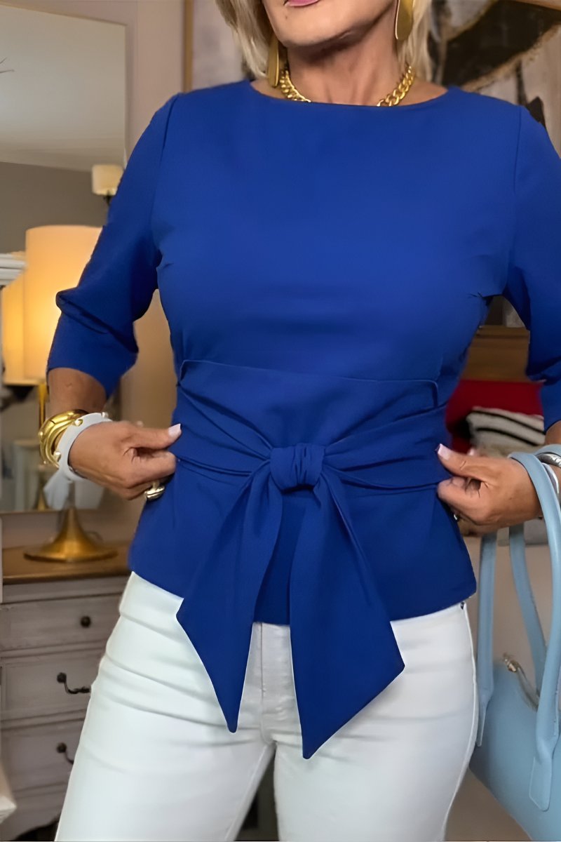 Daria™ | Stijlvolle Strik Taille Top