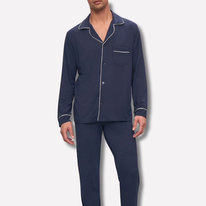 Comfortabele katoenen pyjama voor heren