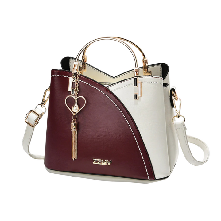 Alira – Vintage Handtas met Patchwork Design en Luxe Afwerking