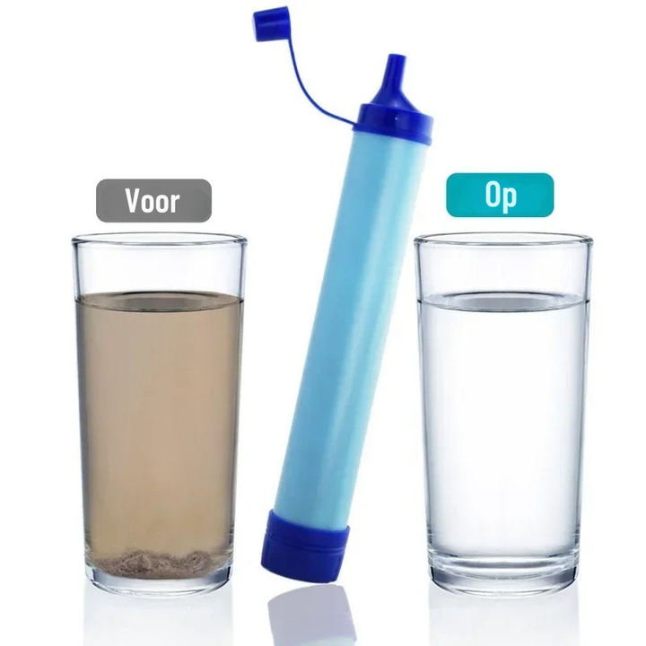 Draagbaar Waterfilter voor Outdoor & Noodgebruik