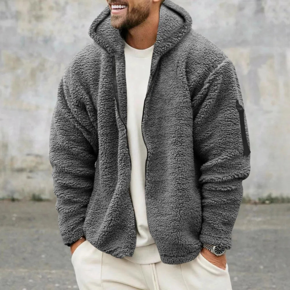 Dubbelzijdig Fleece Jack voor Heren