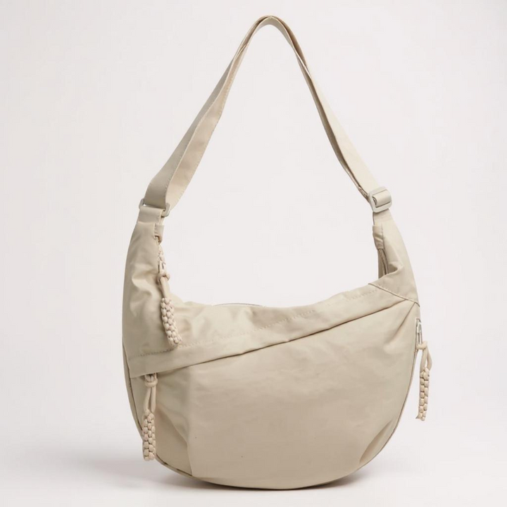 Schoudertas - verstelbare draagband, nylon crossbodytas met meerdere vakken