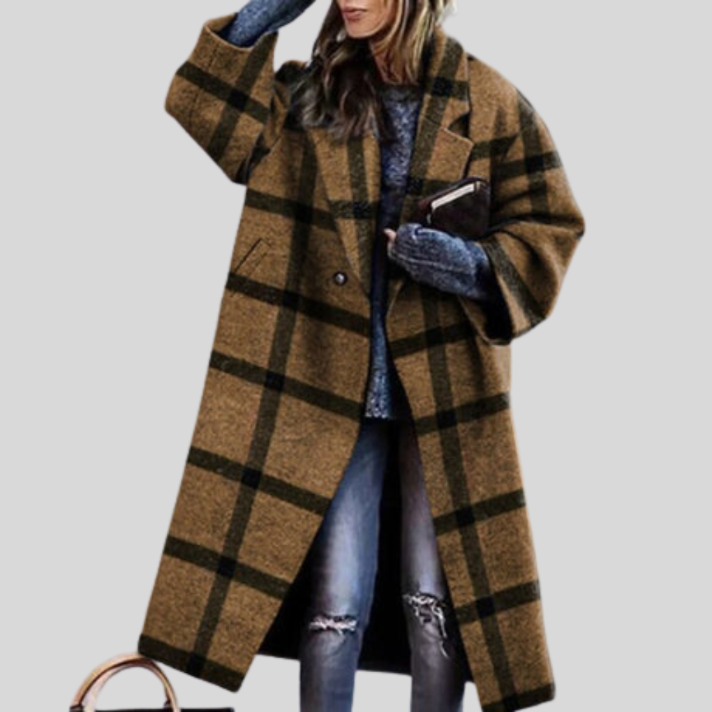 Lange winterjas voor dames – warme laagjes