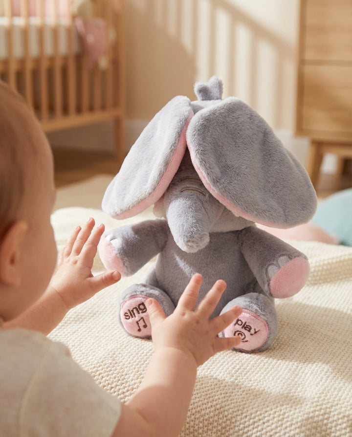 PeekaBuddy – De giechelende, interactieve kiekeboe-pluche olifant