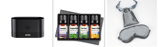 Aroma diffuser met vlameffect, rustige of levendige vlam