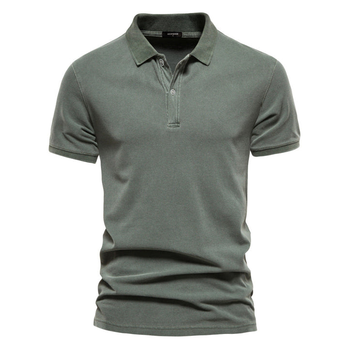 Summer Men's Cotton Short Sleeved T-shirt