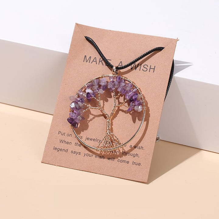 Zeven chakra's levensboom-ketting