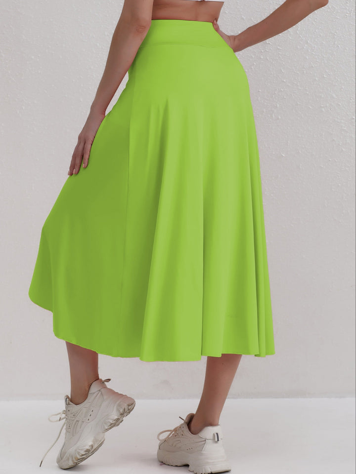 Sportieve rok met hoge taille en asymmetrische snit - Alexia