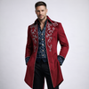 Gothic blazer Halloween middeleeuws kostuum steampunk jas voor heren - Manuelo