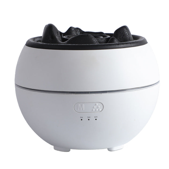 Aroma diffuser met vlameffect, 300 ml tank en tot 10 uur nevel