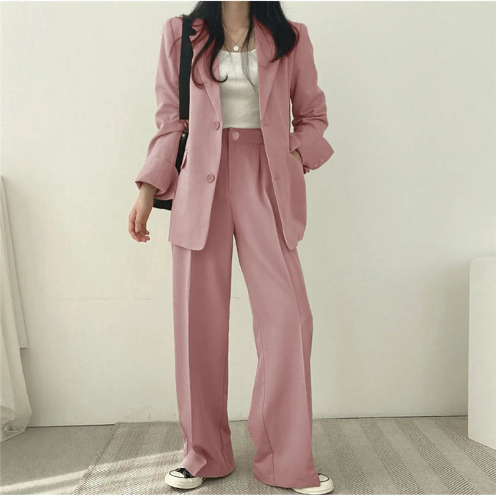 Tweedelige Blazer Set Dames