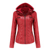 Evi – Leren Zomerjas voor Dames