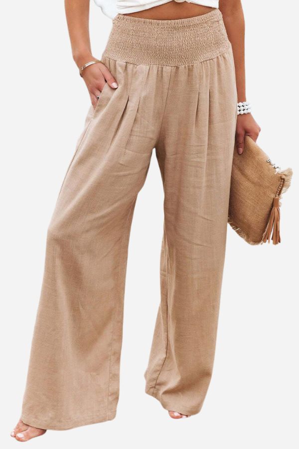 Palazzo dames broek met hoge taille - Jamilla