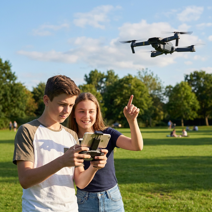 Cameradrone quadcopter 4K opvouwbare mini WiFi FPV afstandsbediening