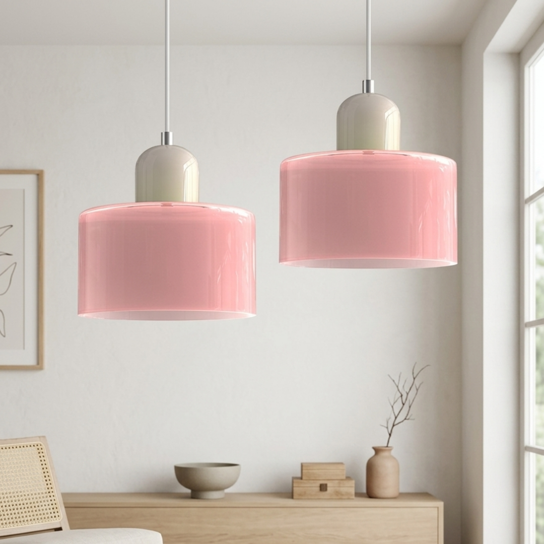 Ringhanglamp met uitgebreid halo-ontwerp