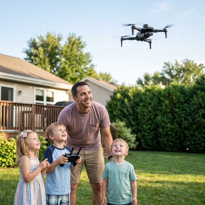 Cameradrone quadcopter 8K 3-assige gimbal opvouwbaar draagbaar GPS fotografie