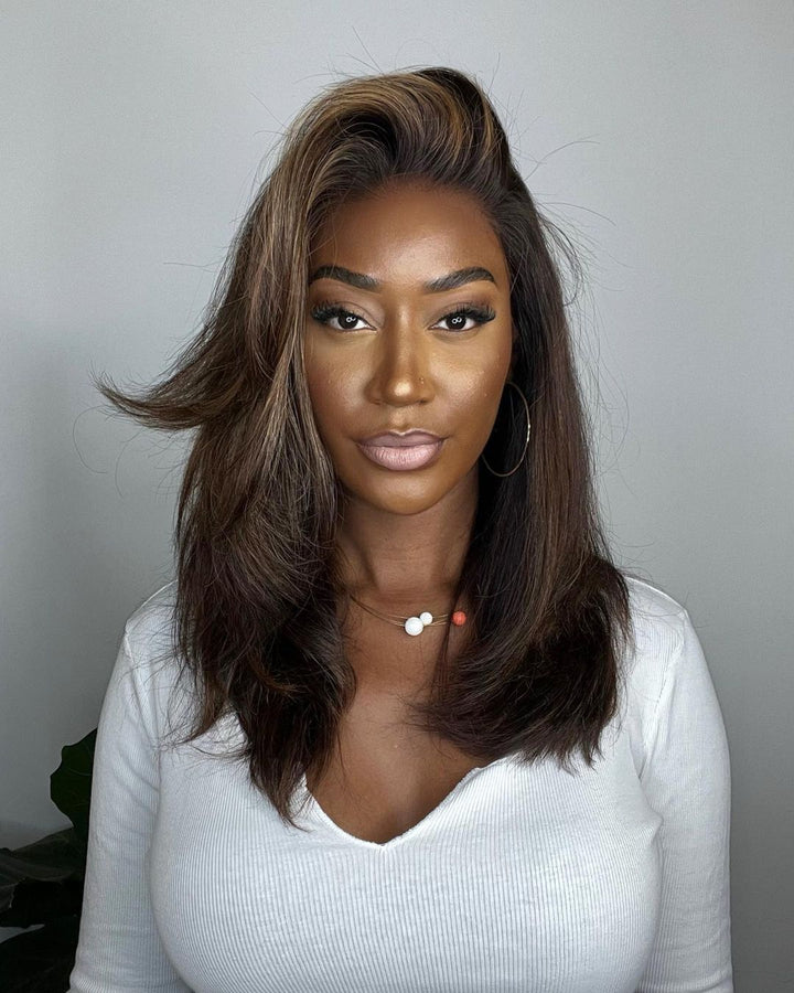 Lace Front Pruik met Highlights – Selena