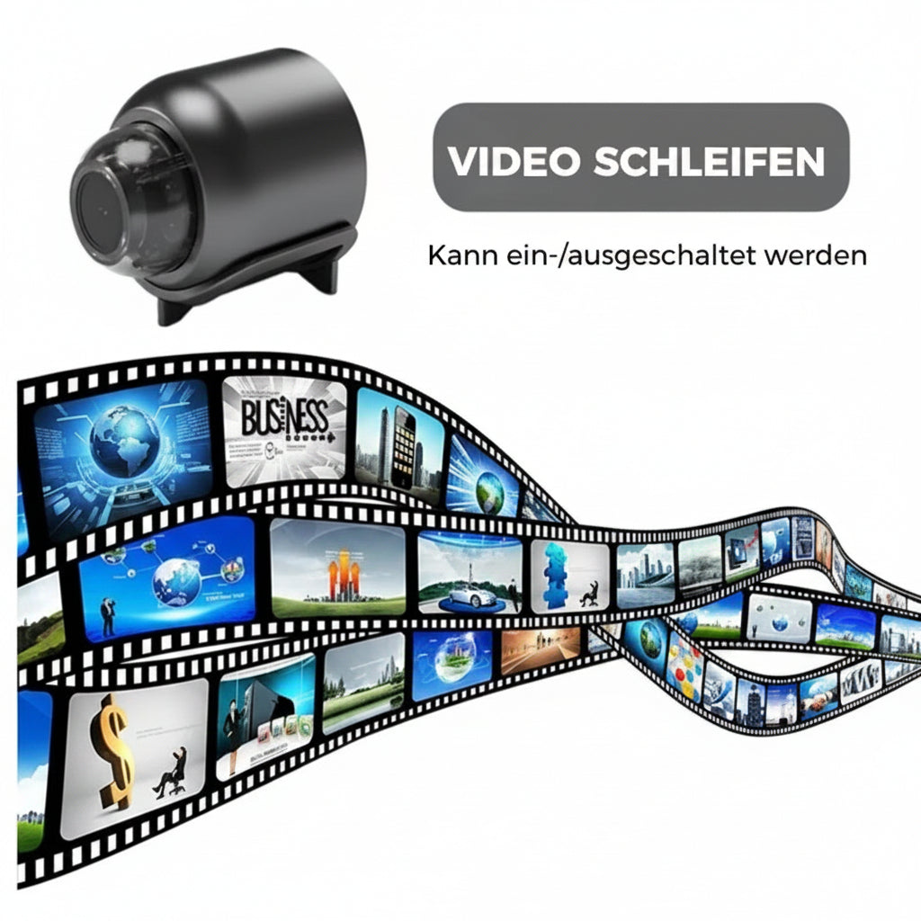 Mini-wifi-bewakingscamera 1080p | Verborgen nachtzicht | Bewegingsalarm | Audio