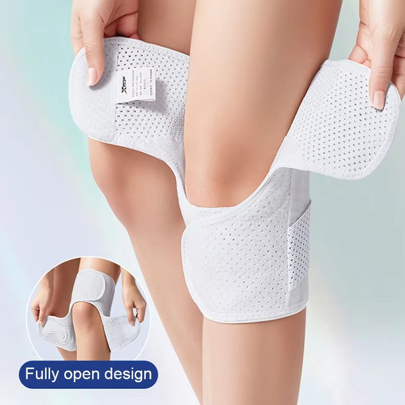 Kniebrace met instelbaar compressiesysteem