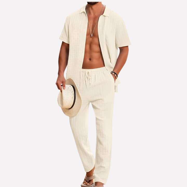 Mannen 2-delige Strandoutfit