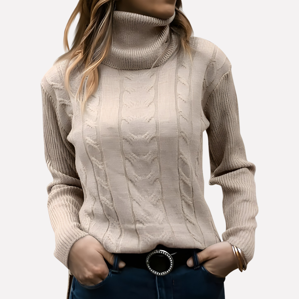 Vrouwen Turtleneck Pullover – Relaxed Everyday Style