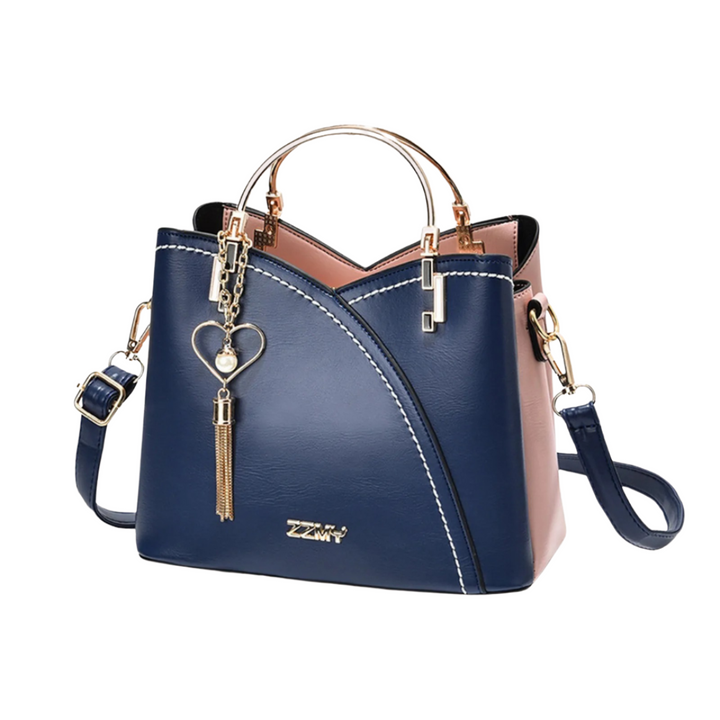 Alira – Vintage Handtas met Patchwork Design en Luxe Afwerking