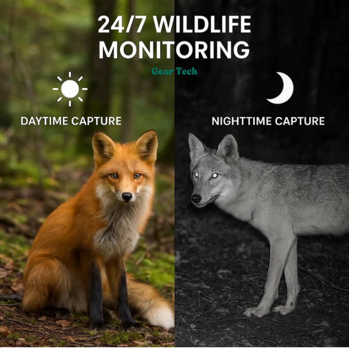 Nachtzichtcamera voor wilde dieren