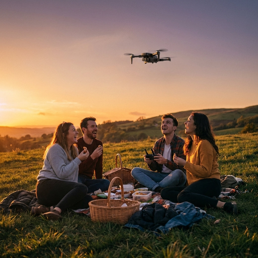 Cameradrone quadcopter 8K 3-assige gimbal opvouwbaar draagbaar GPS fotografie