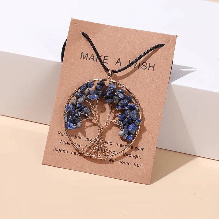 Zeven chakra's levensboom-ketting