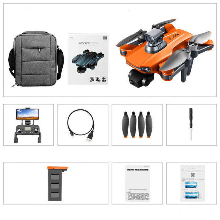 Cameradrone quadcopter 8K 3-assige gimbal opvouwbaar draagbaar GPS fotografie