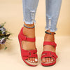 Dames Zomer Sandalen Peep Toe Comfortzool