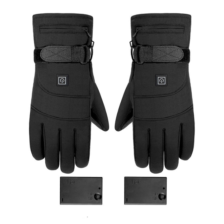 Elektrisch verwarmde handschoenen waterdicht thermische buitenkleding