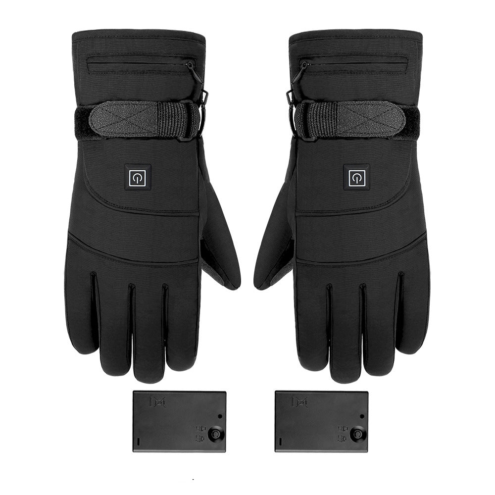 Elektrisch verwarmde handschoenen waterdicht thermische buitenkleding