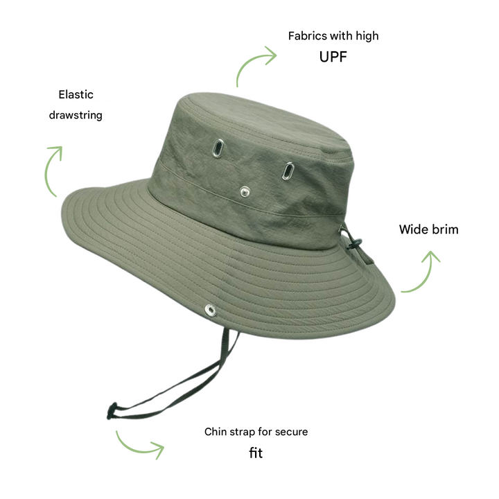 Outdoor Buckethat met UV-bescherming – Stormtrail
