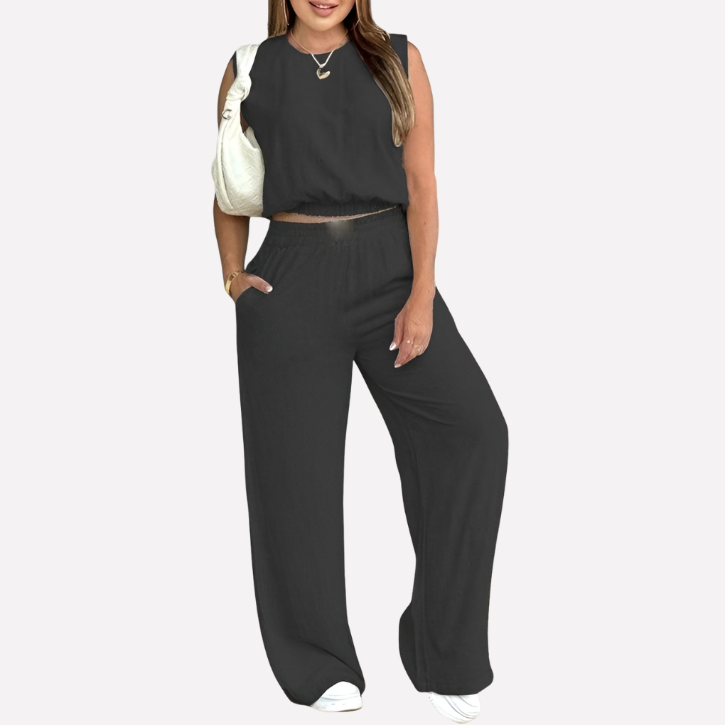 Dames tweedelige alledaagse outfit