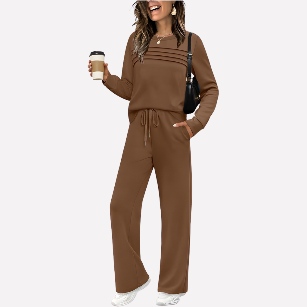 Trendy Twee‑delige Lounge Set voor Vrouwen – Perfect voor Ontspanning